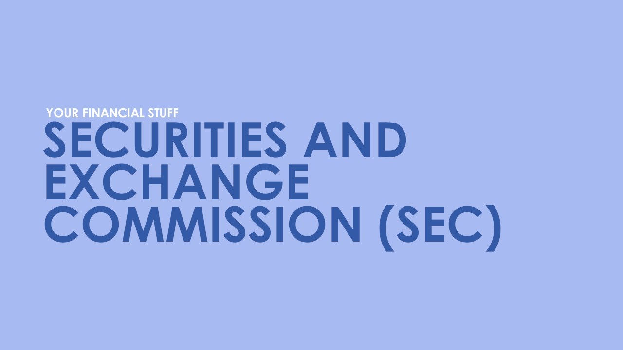 What is the Securities and Exchange Commission (SEC)