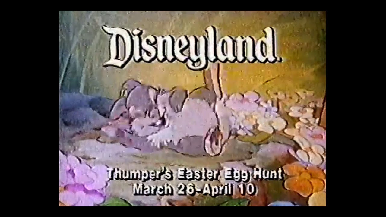 Disneyland: Thumper's Easter Egg Hunt (Disneyland commercial, March 1988)
