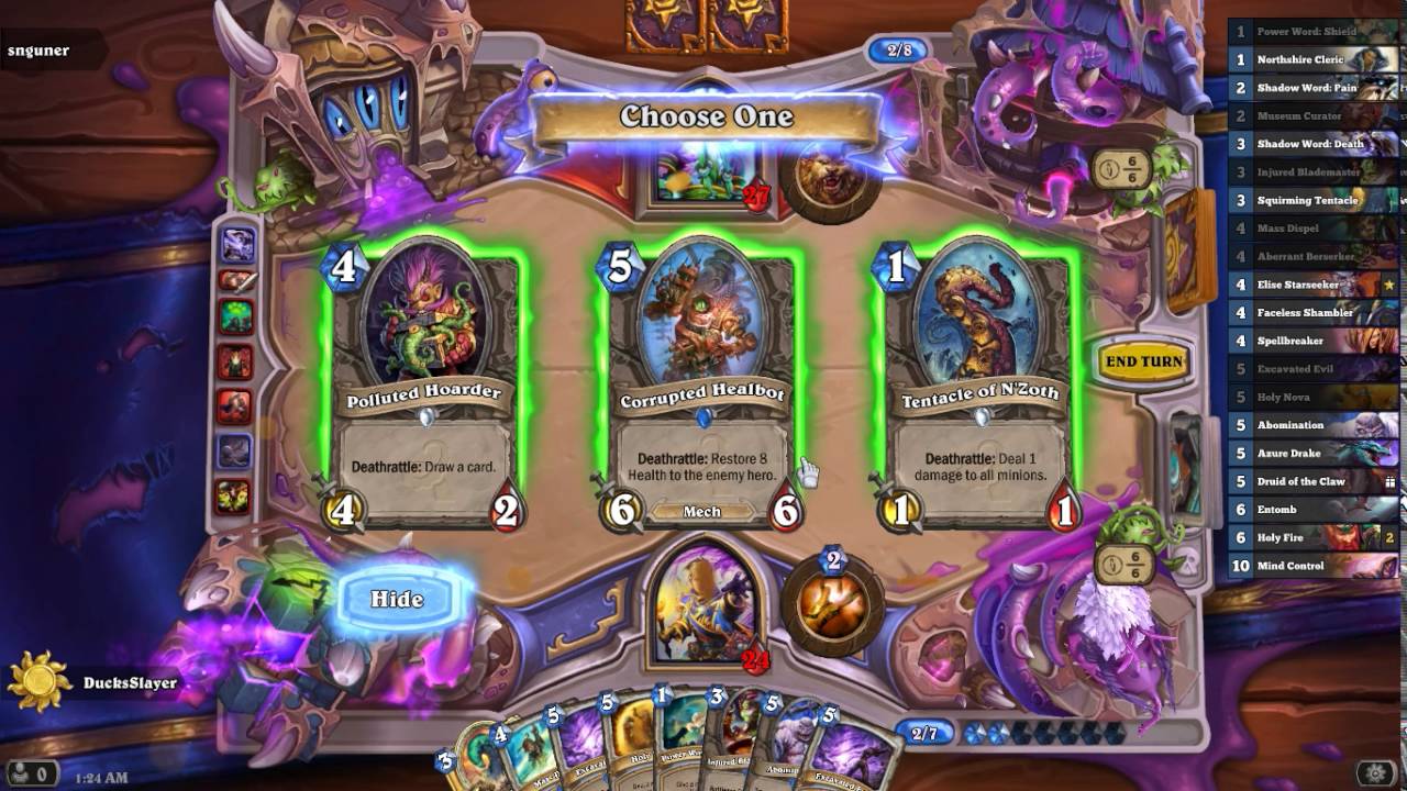 Casual Control Priest vs Ysera Druid