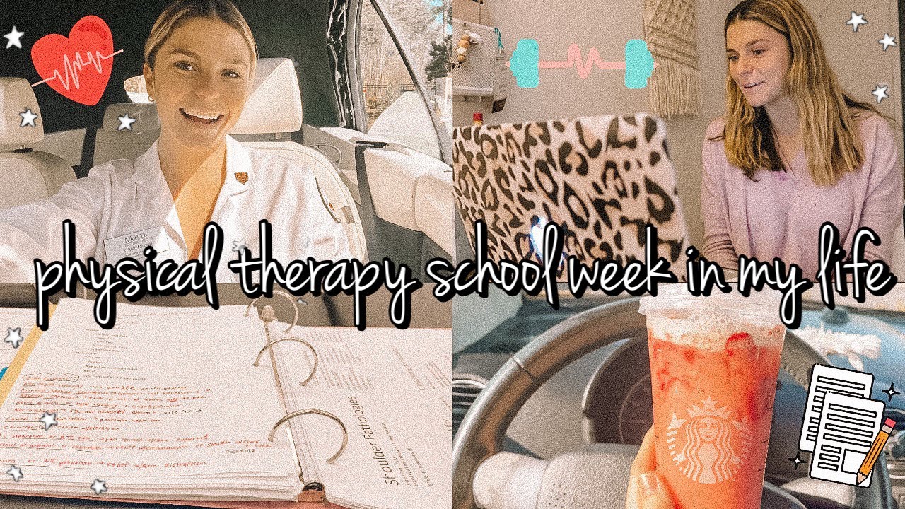 very typical week in the life of a physical therapy student ♡ PT School vlog