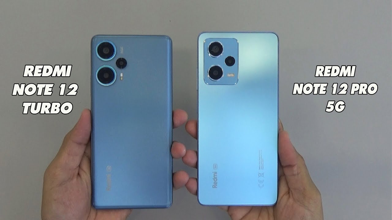 Xiaomi Redmi Note 12 Turbo vs Redmi Note 12 Pro 5G | SpeedTest and Camera comparison