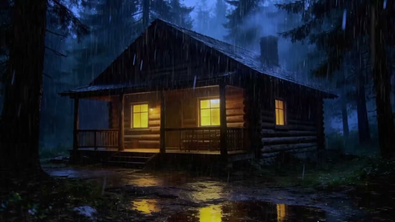 No Ads Rain Sounds for Sleeping – Continuous Thunderstorm for Overthinking Mind