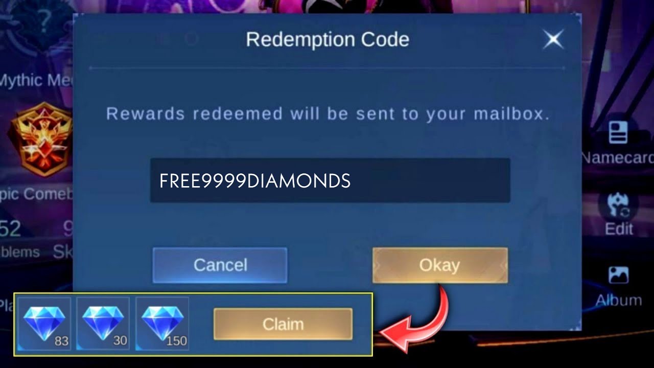 CLAIM FREE DIAMONDS REDEEM CODES THIS NOVEMBER 2024 | MLBB NEW REDEEMTION CODES