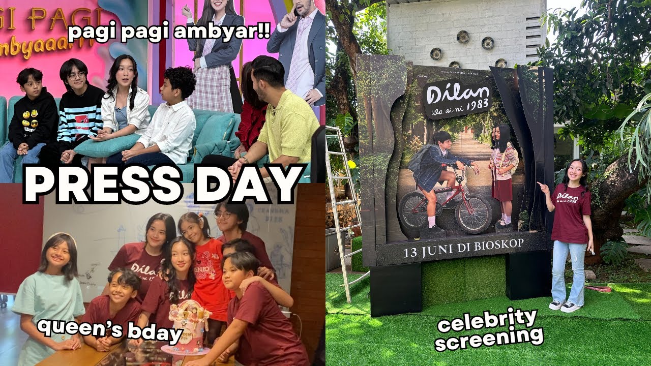 PRESS DAY buat DILAN 1983 WO AI NI | duokiddos