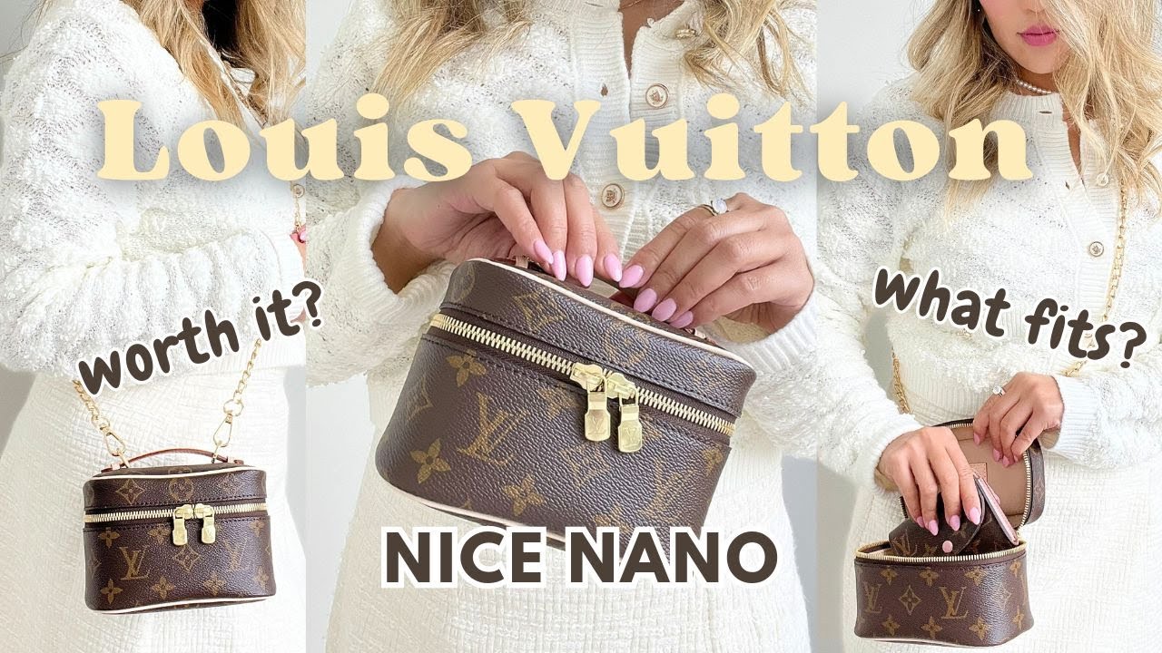 LOUIS VUITTON Nice Nano Toiletry Pouch REVIEW 🤎 what fits inside & worth it?