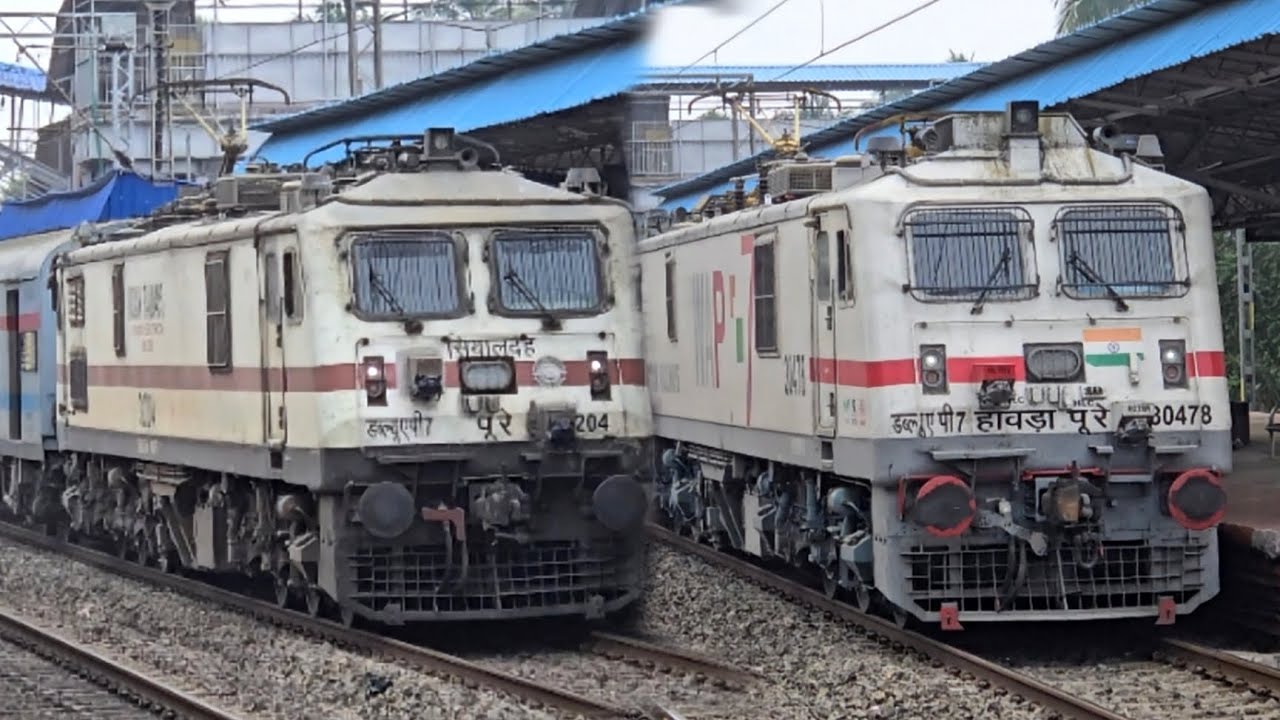 🔥130Kmph & 110Kmph Speed Spotting Jan Shabdi SF Exp & Sealdah Weekly Exp & [Different Model Emu]