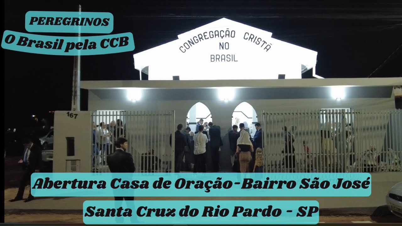 Abertura  Casa de #Oração do Bairro São José -Santa Cruz do Rio Pardo - SP