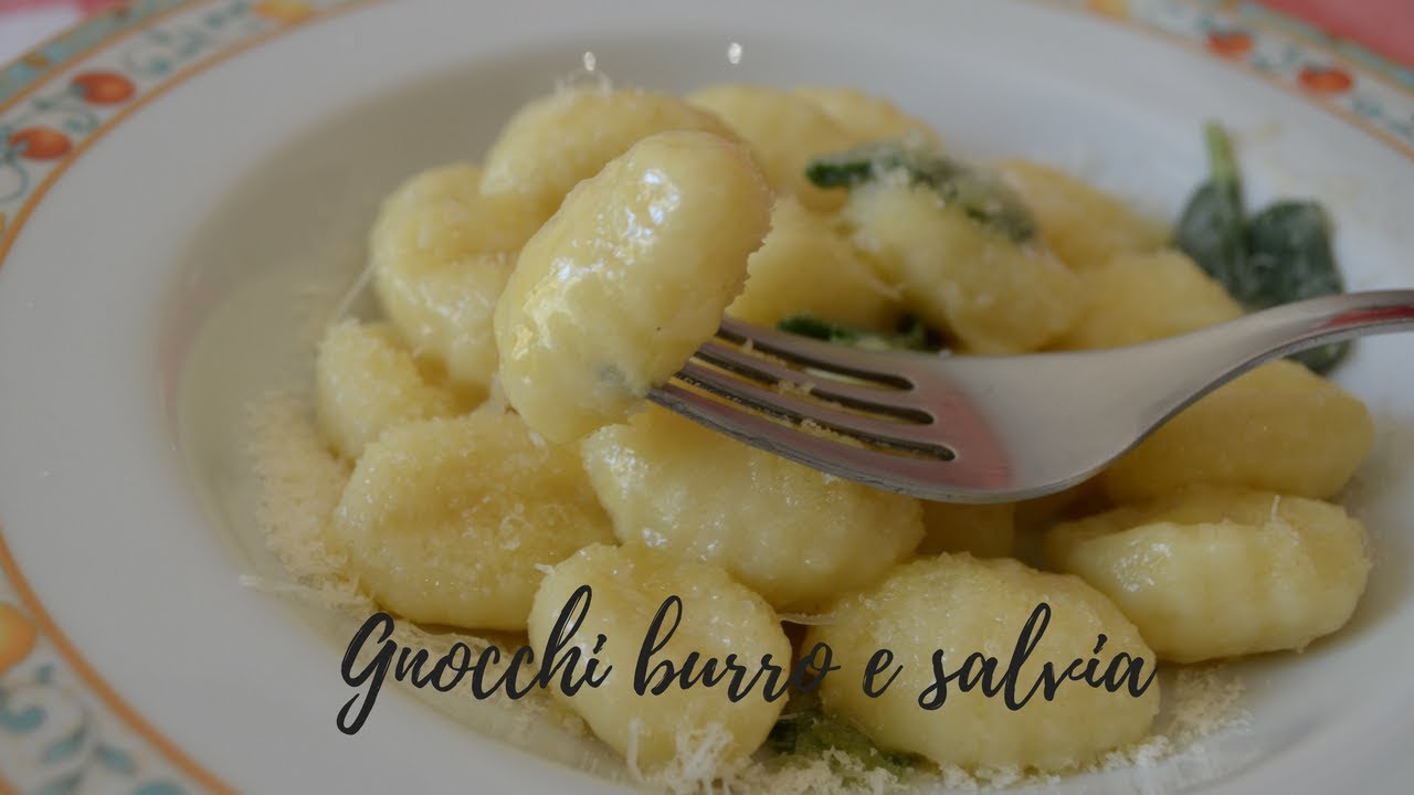 GNOCCHI BURRO E SALVIA - RICETTA VELOCE IN MENO DI 5 MINUTI