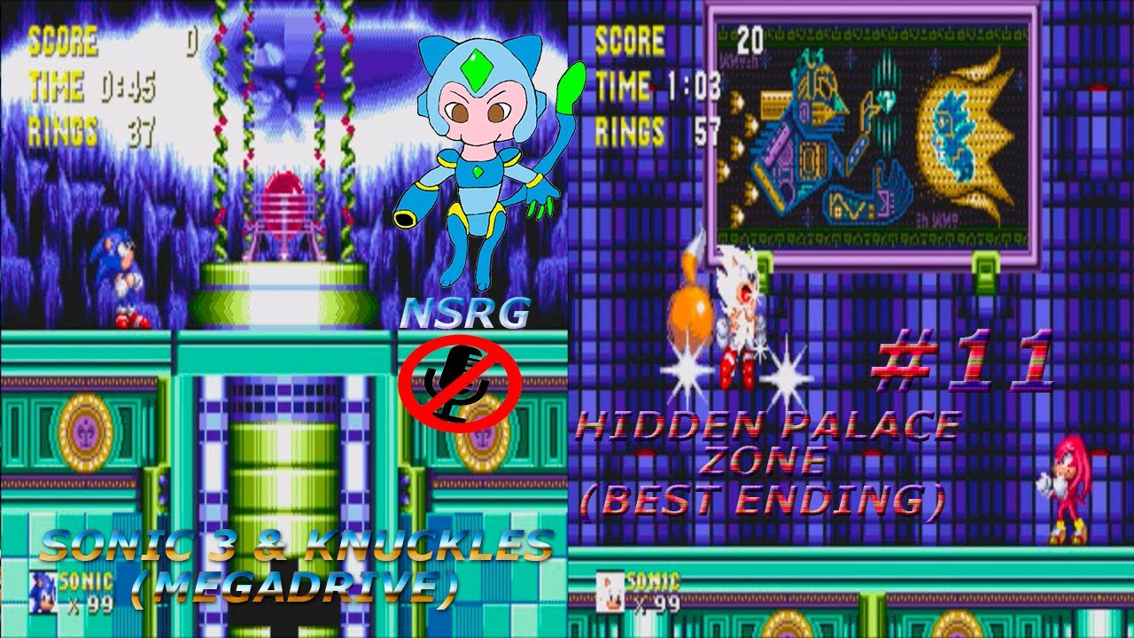 11-Sonic 3 & Knuckles (Hidden Palace Zone)(Ruta Mejor Final/Best Ending Route)(Sonic/Tails)