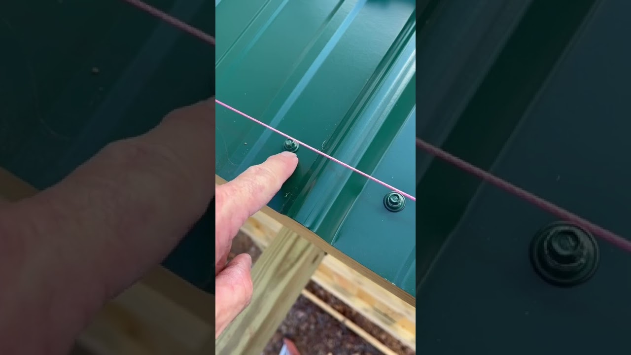 УСТАНОВКА МЕТАЛЛИЧЕСКОЙ КРОВЛИ