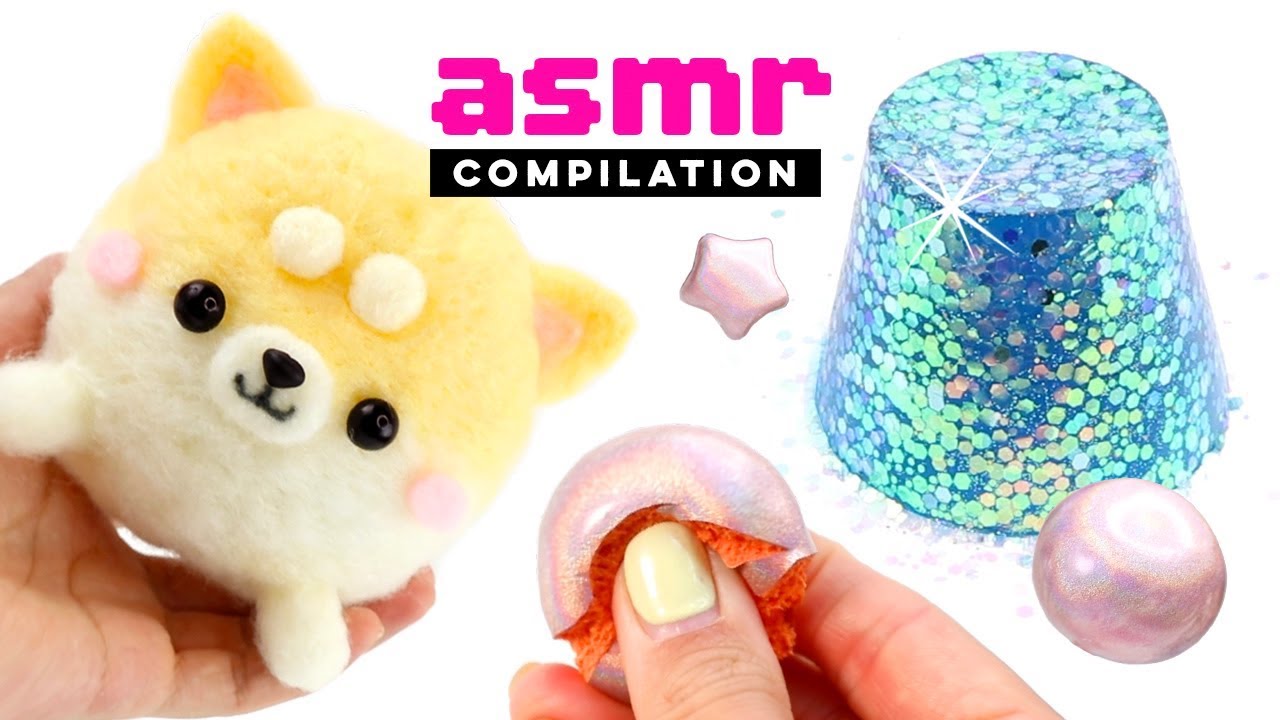 Satisfying ASMR - Needlefelting, Clay Cracking, Jelly Cutting! Relaxing Viral DIYs