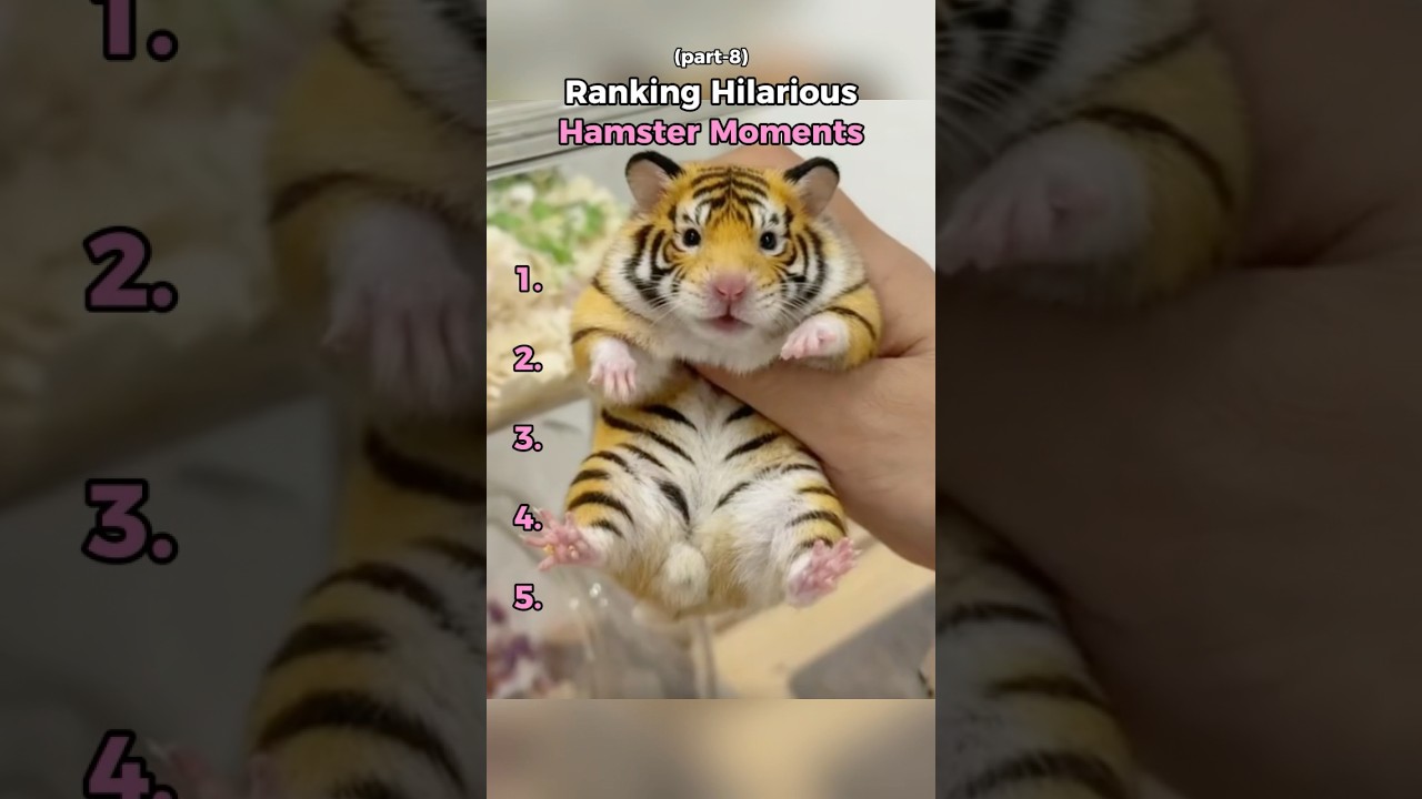 Милые моменты с хомяком