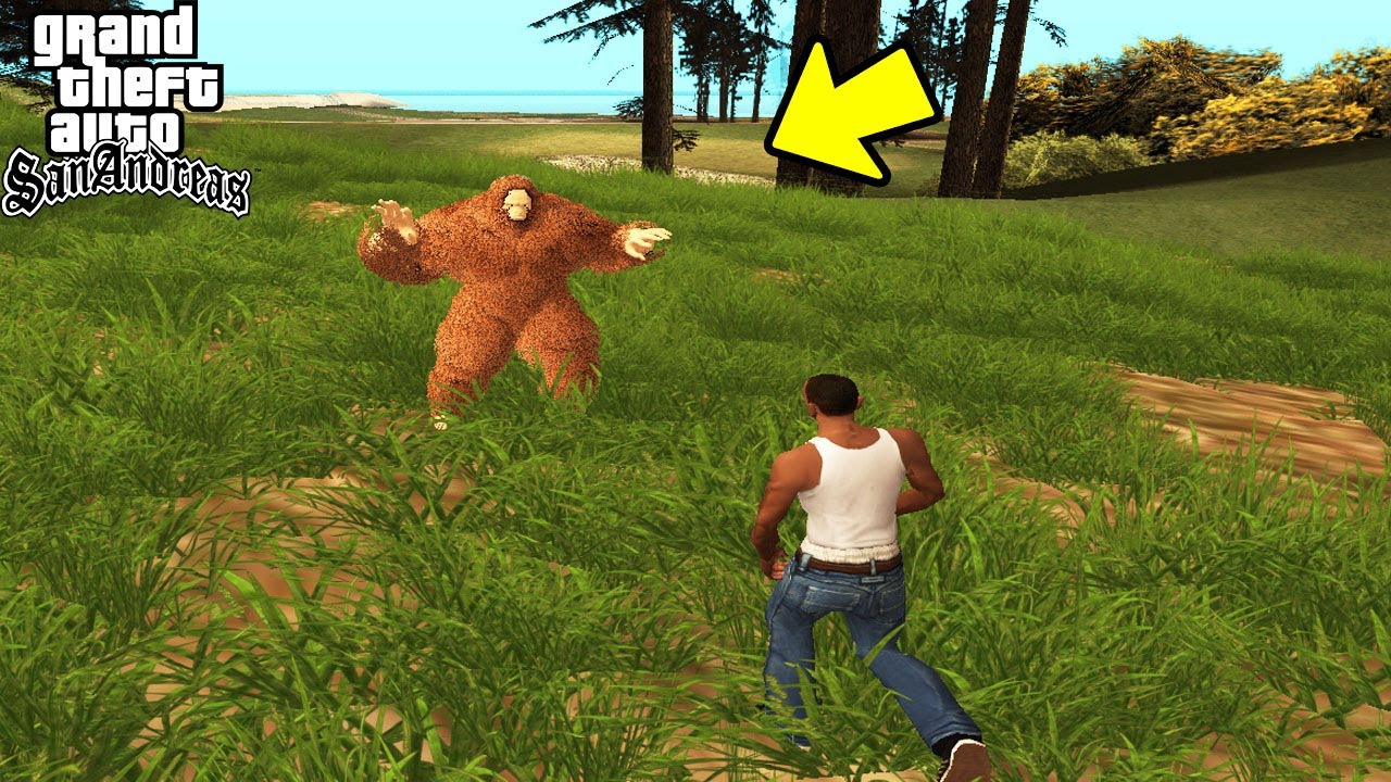 I Found Bigfoot in GTA San Andreas!(Secret Easter Egg)