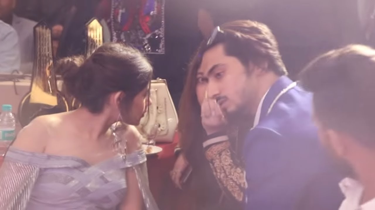 Mr Faisu With Girlfriend Jannat Zubair Romantic Moment In International Iconic Awards Season 7