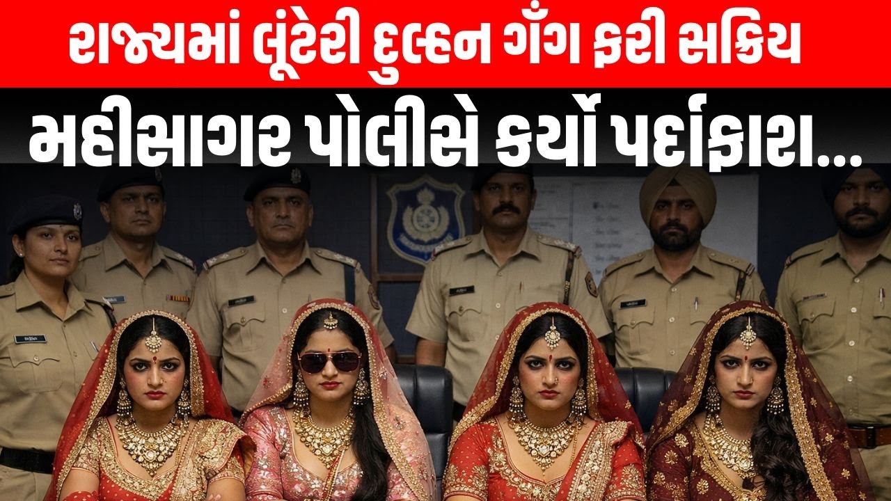 Mahisagr પોલીસે લગ્નના નામે લોકો સાથે છેતરપિંડી કરતી લૂંટેરી દુલ્હન ગેંગનો કર્યો પર્દાફાશ | Police