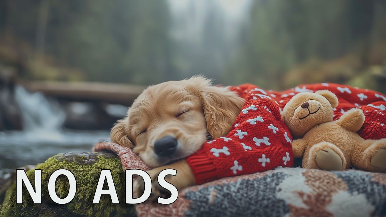 12 HOURS of Dog Calming Music 🐶🌸 Relaxing Music for Dogs 🎶 Anti Separation Anxiety Relief 💤 No Ads