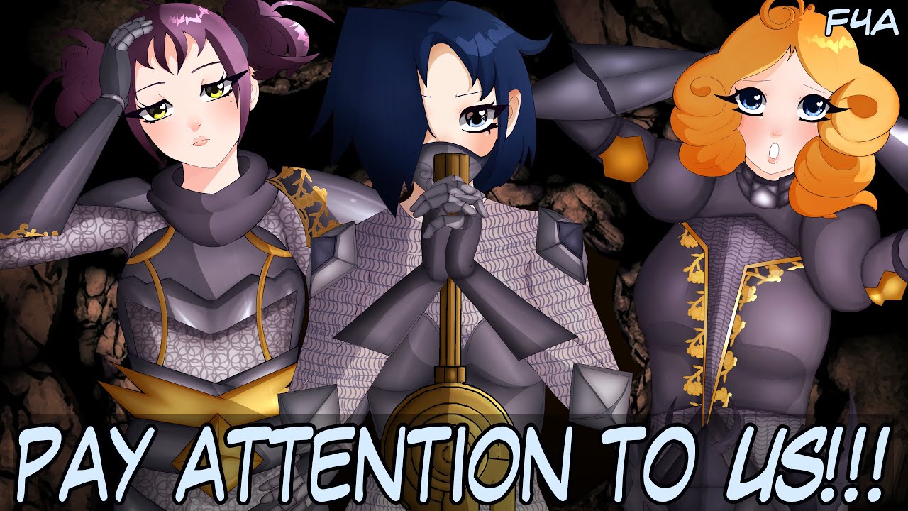 THREE Cursed Girls Fight For YOUR Attention~! (Cursed Sword Armor Shield) (Fantasy) ASMR RP