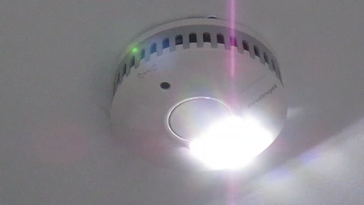 FireAngel ST-623E-R 5yr smoke alarm ceiling test