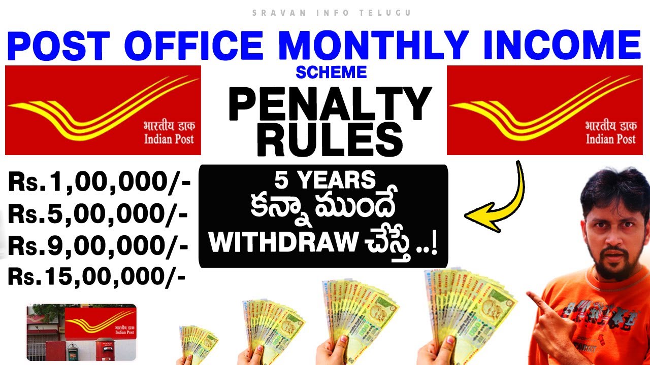 🚨ముందే Close చేస్తే Loss ఎంత ? Post office MIS scheme Premature closure [Examples]