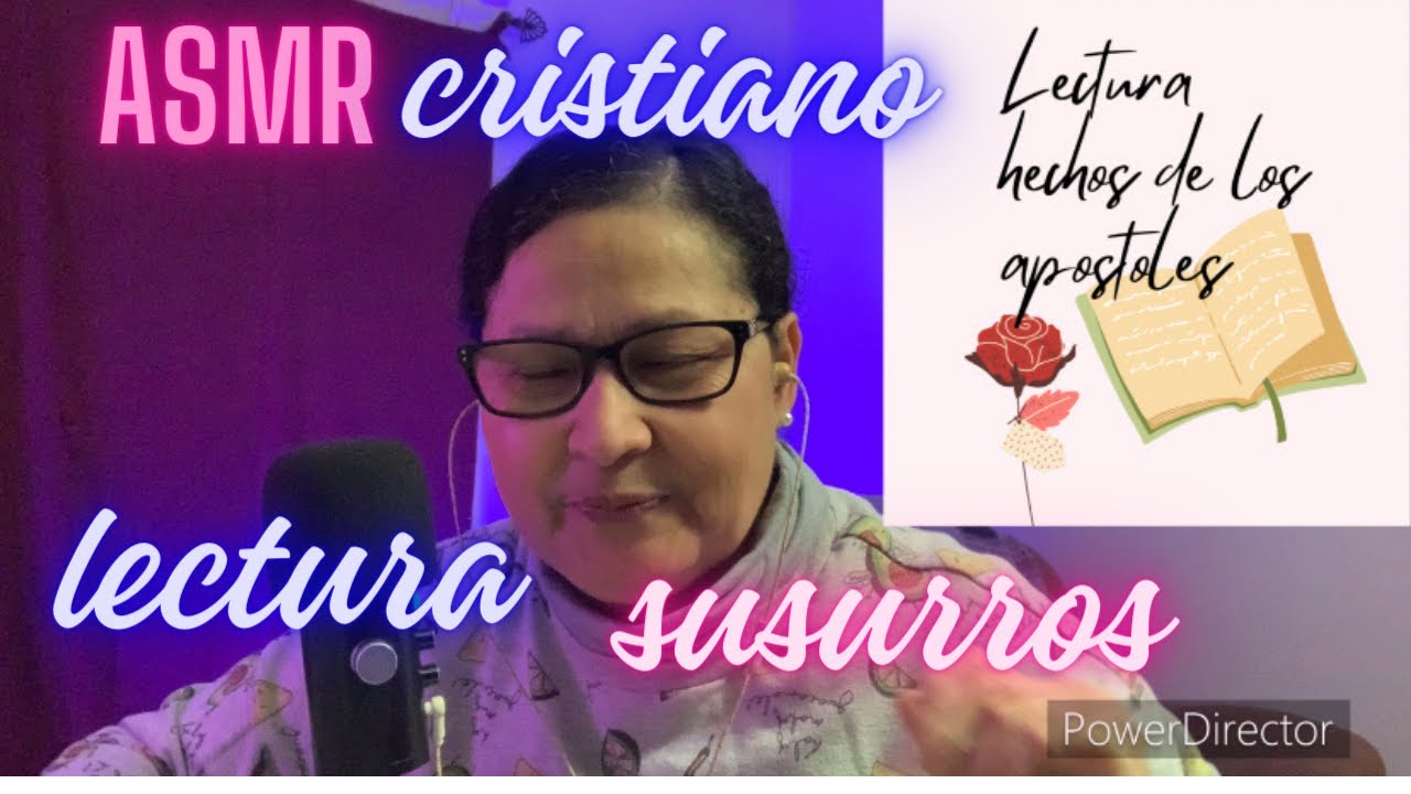 ASMR ✝️ #137 .lectura para que duermas con La Paz de Dios/susurros