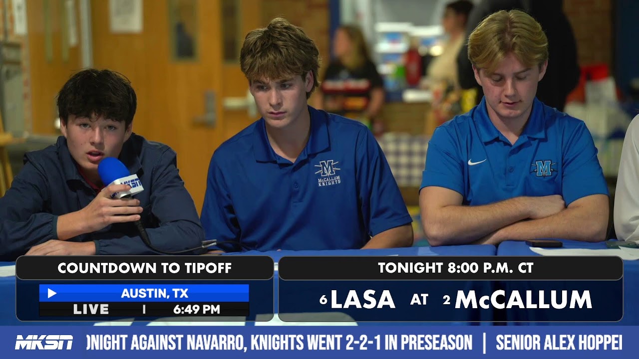 High School Gameday - LASA Raptors at McCallum Knights - January 23, 2026