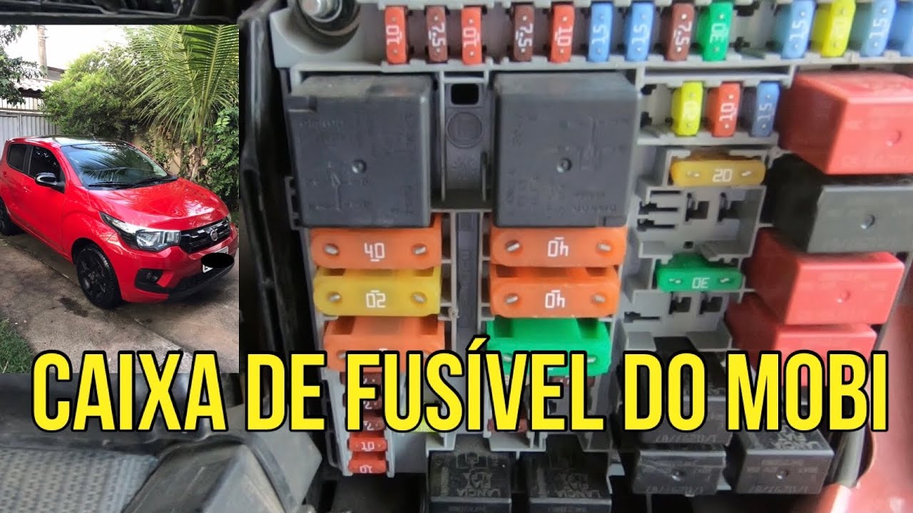 QUAL É O FUSÍVEL DA LUZ DE FREIO DO FIAT MOBI ?? QUAL LOCAL DA CAIXA DE FUSÍVEL DO FIAT MOBI ??