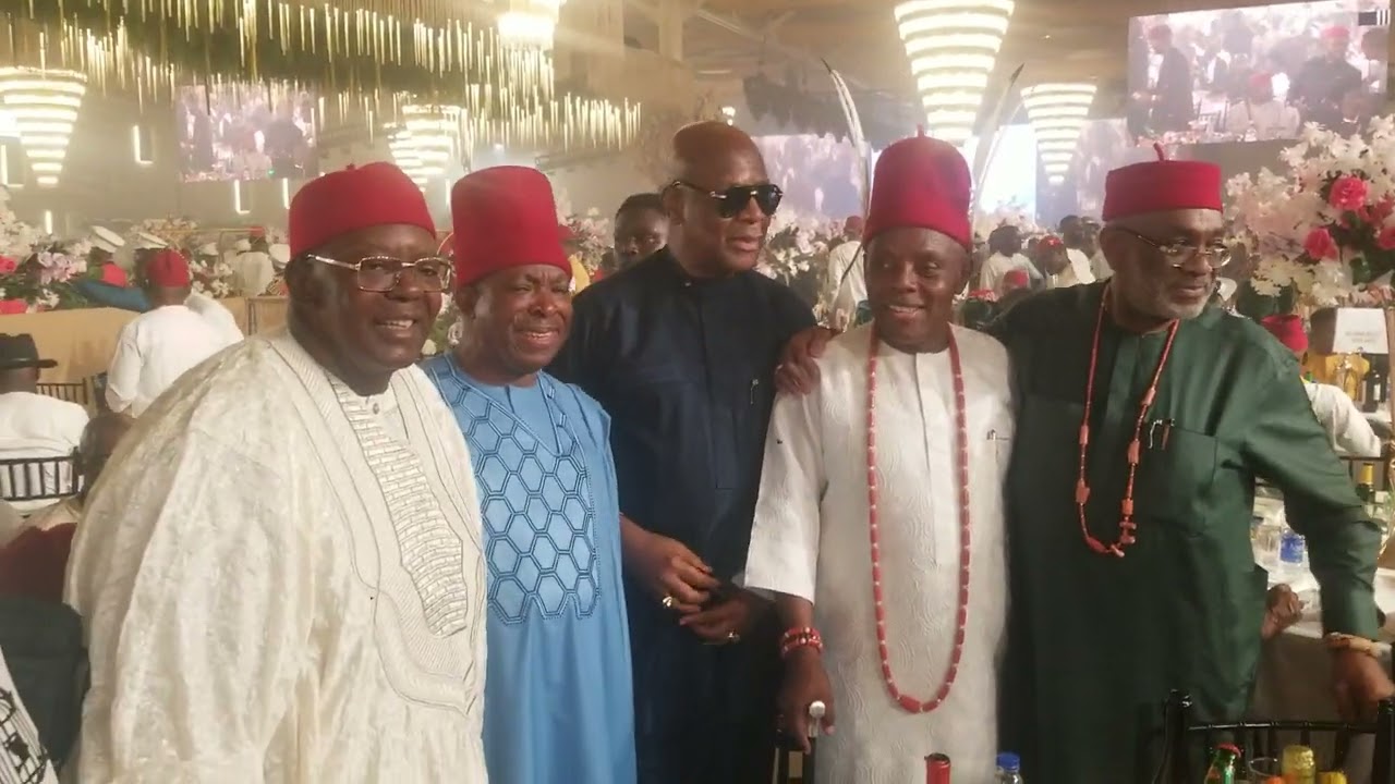 Senator Umeh Felicitates With Emma Bishop Okonkwo & Obijackson (clips 2)