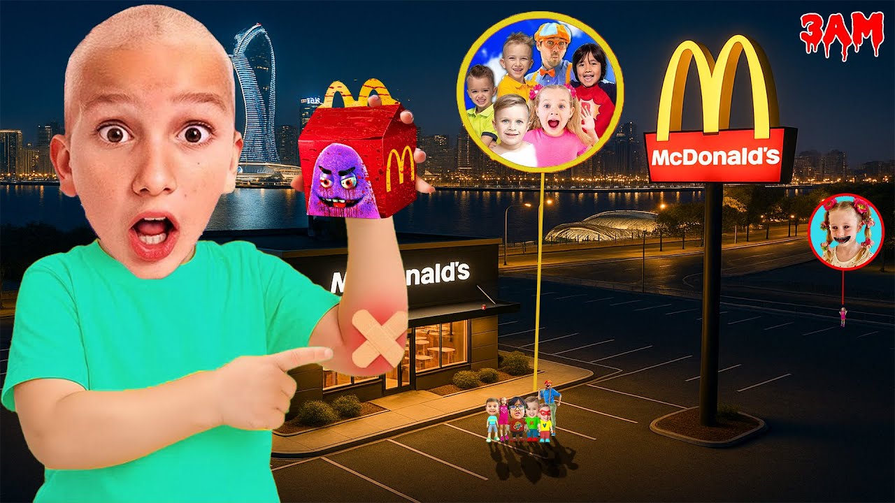 НЕ ОТКРЫВАЙТЕ Happy Meal «Злая гримаса» в 3 часа ночи с Владом и Ники — ЭТО СЛИШКОМ ОПАСНО!