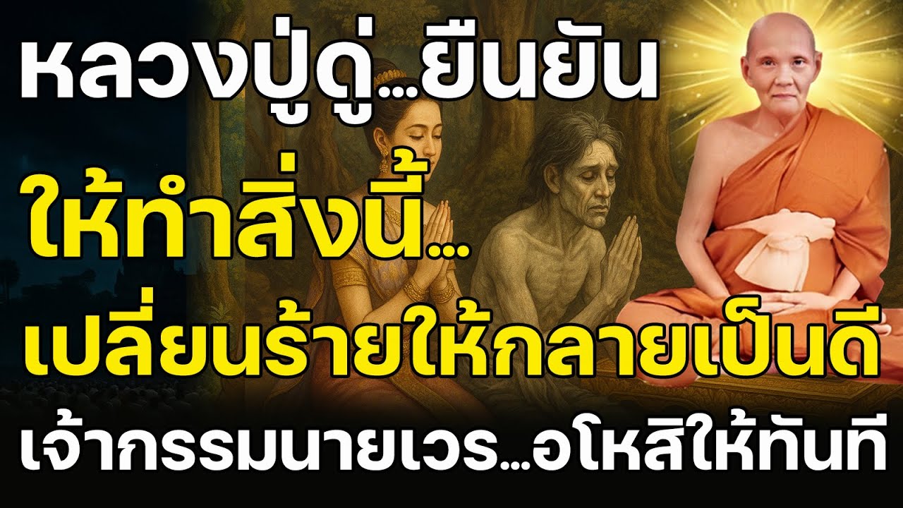 หลวงปู่ดู่ ยืนยัน! เห็นผลจริง ทำตามนี้ เปลี่ยนร้ายกลายเป็นดี แผ่เมตตาให้เจ้ากรรมนายเวร อโหสิให้ทันที