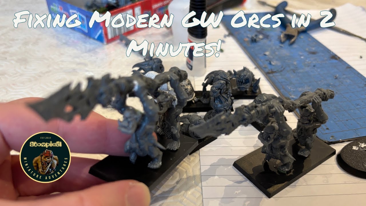 Warhammer Old World Savage Orc Old School backcycling and a quick game report versus  Chaos