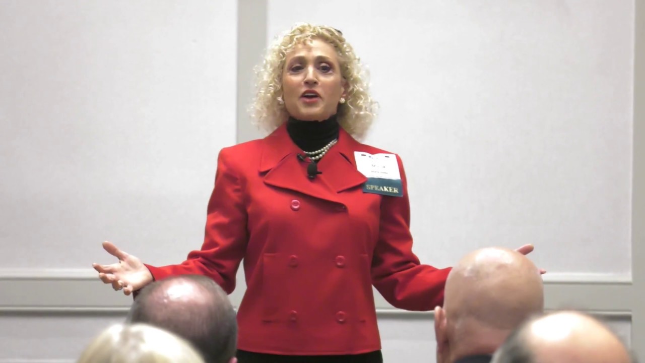 Maria Guida speaks, Financial Leadership Summit: 2 Power Techniques