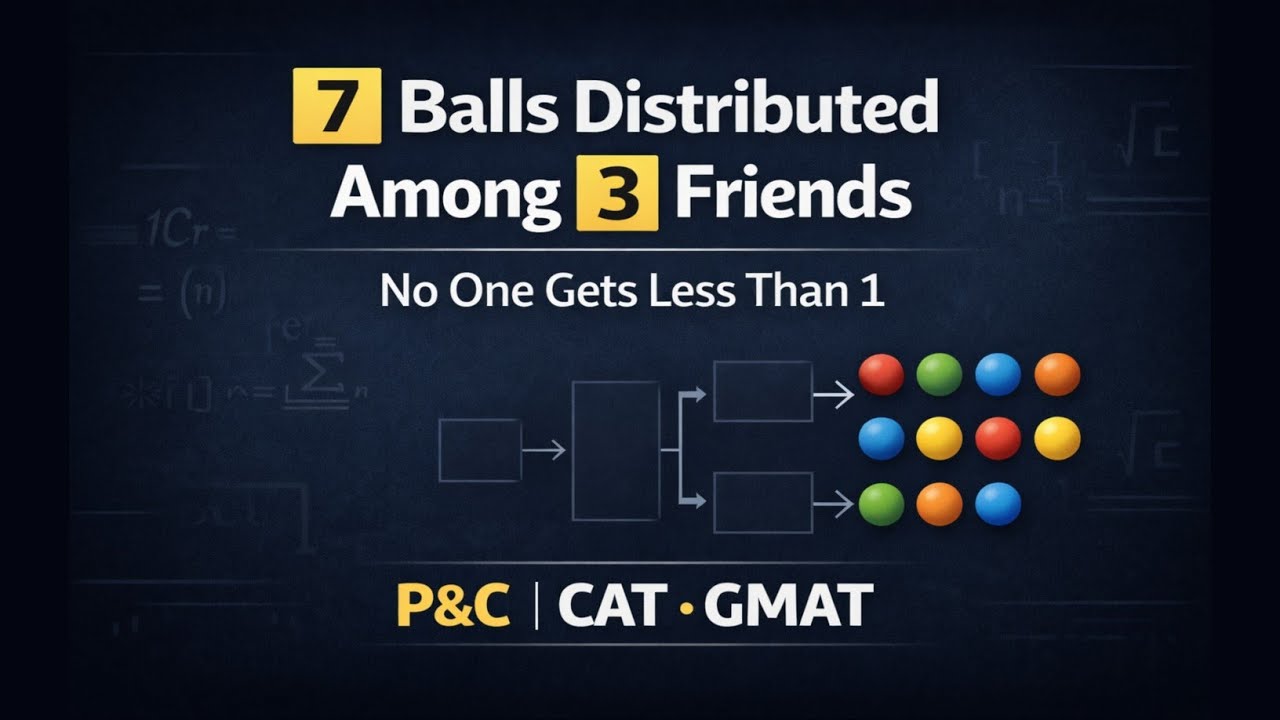 99+ Percentile CAT 2026 Quant 🚀 Distribution Problems Explained | P&C shortcuts #logicxonomy