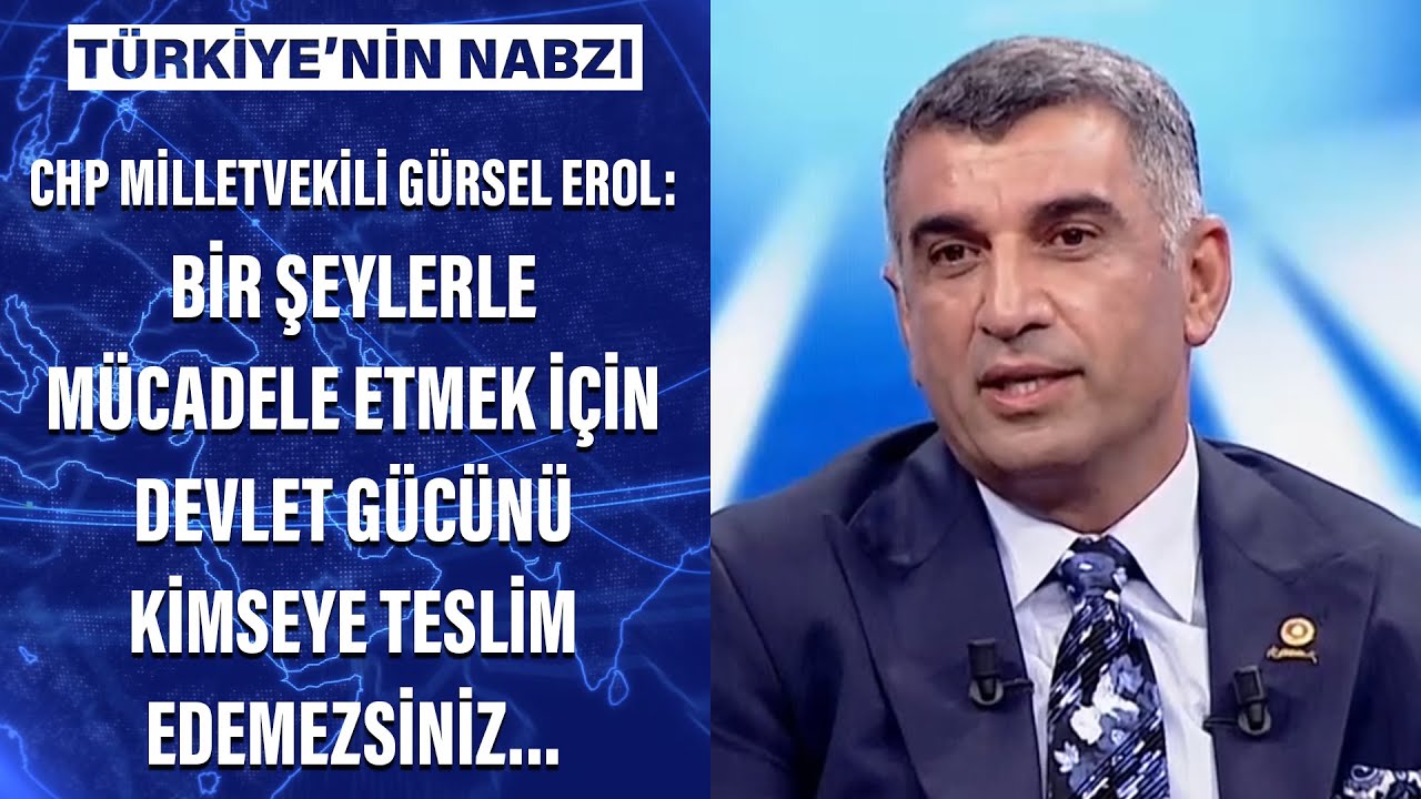 Gürsel Erol: Bir şeylerle mücadele etmek için devlet gücünü kimseye teslim edemezsiniz...
