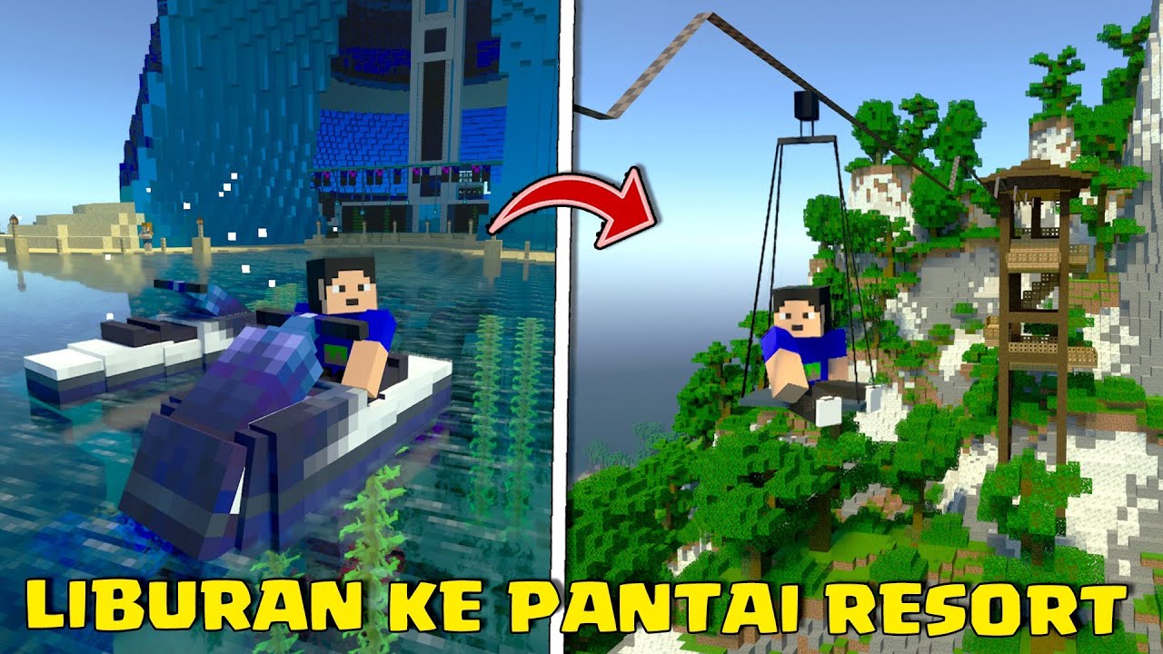 LIBURAN KE PANTAI RESORT MEWAH TERKEREN DI MCPE