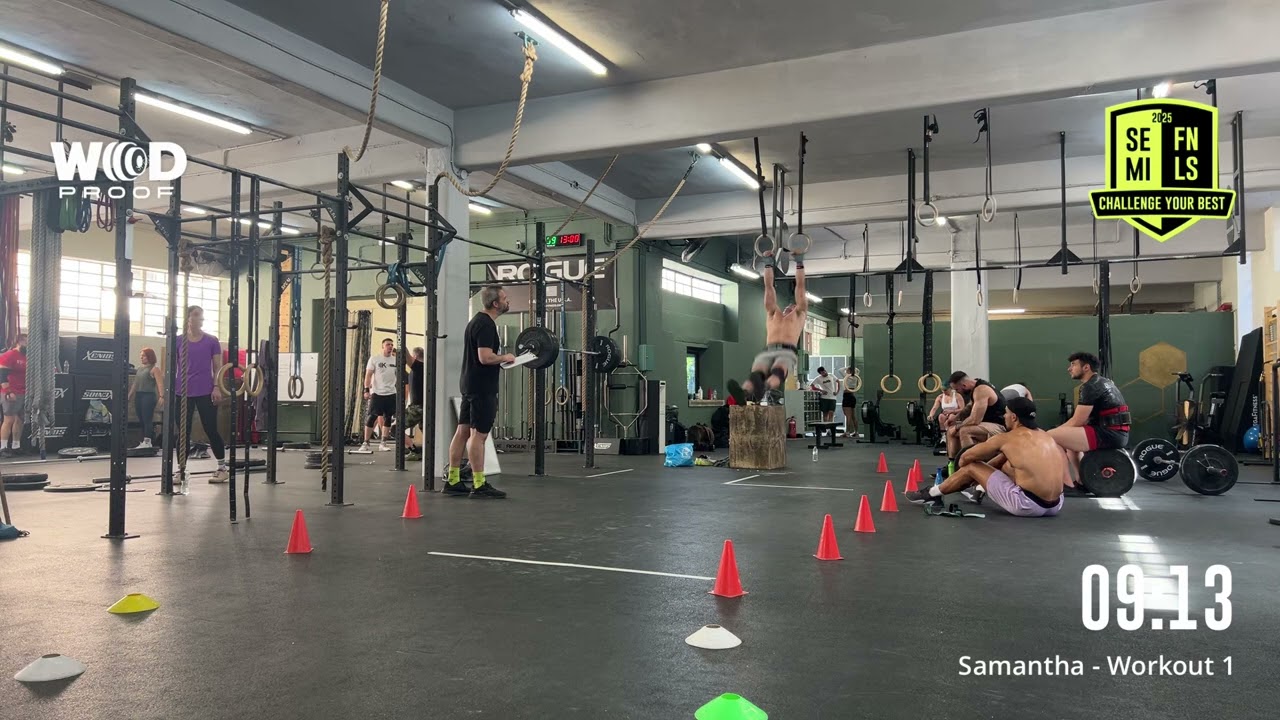 Alex Kotoulas CrossFit semifinals WOD 1
