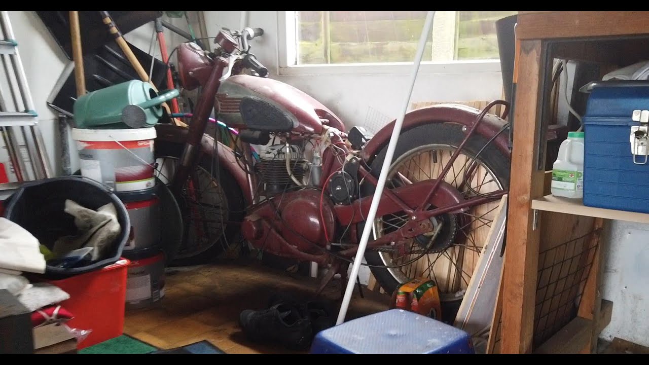 BSA 1953 BSA 250 (находка из сарая) реставрация часть 2 Масляный насос