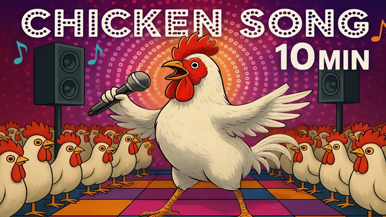 J. Geco - CHICKEN SONG For 10 Minutes Straight | The Hen's Song & Chicken Dance Song Video 2025 #2