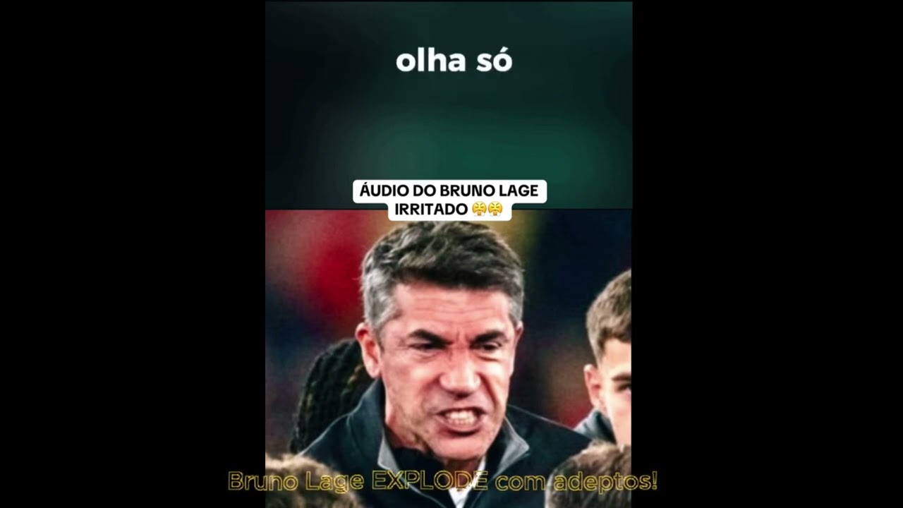&Aacute;udio pol&eacute;mico de Bruno Lage irritado com adeptos! 😳💥