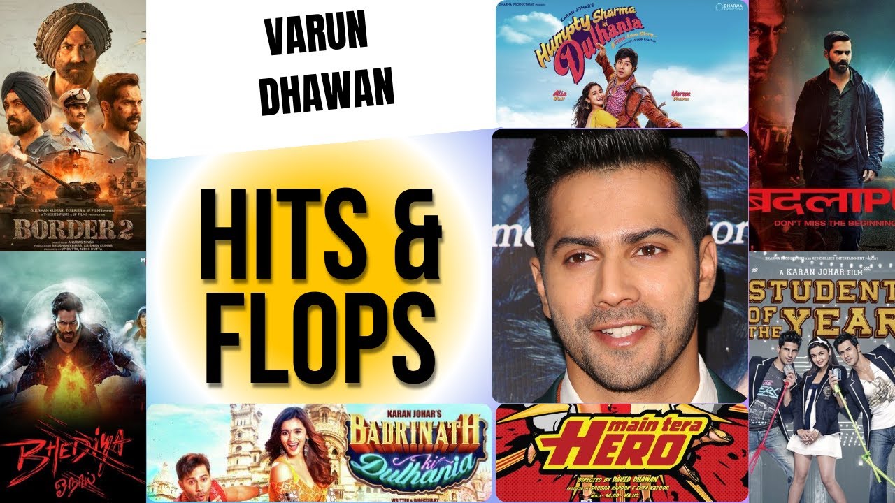 Varun Dhawan Hits And Flops Movies List || Border 2 Box office collection || #border2 #bollywood