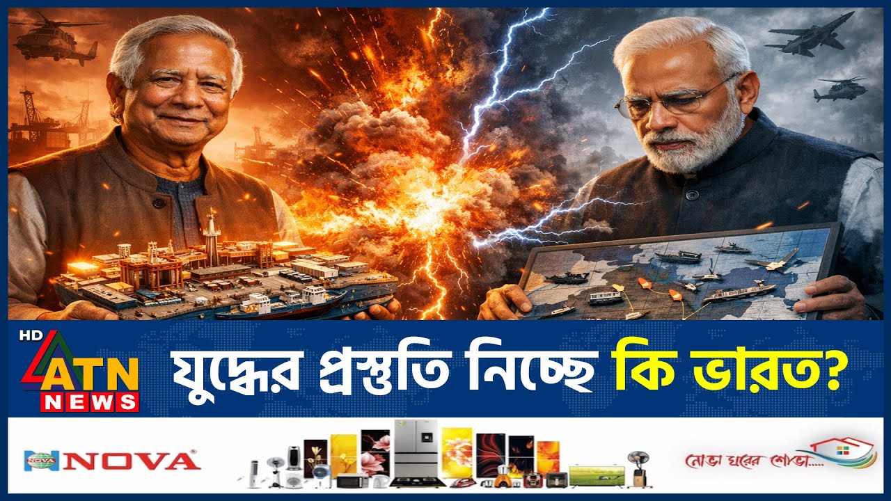 বাংলাদেশ ঘিরে যেন নিরবে যুদ্ধের প্রস্তুতি নিচ্ছে ভারত | Bangladesh-India tensions | ATN News