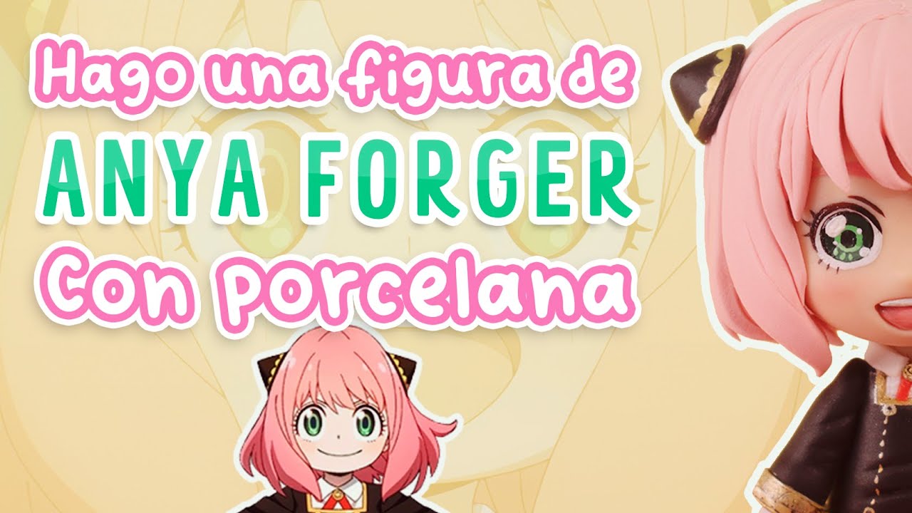 Hago a ANYA de SPY x FAMILY con porcelana ✨️ | Tutorial + TIPS