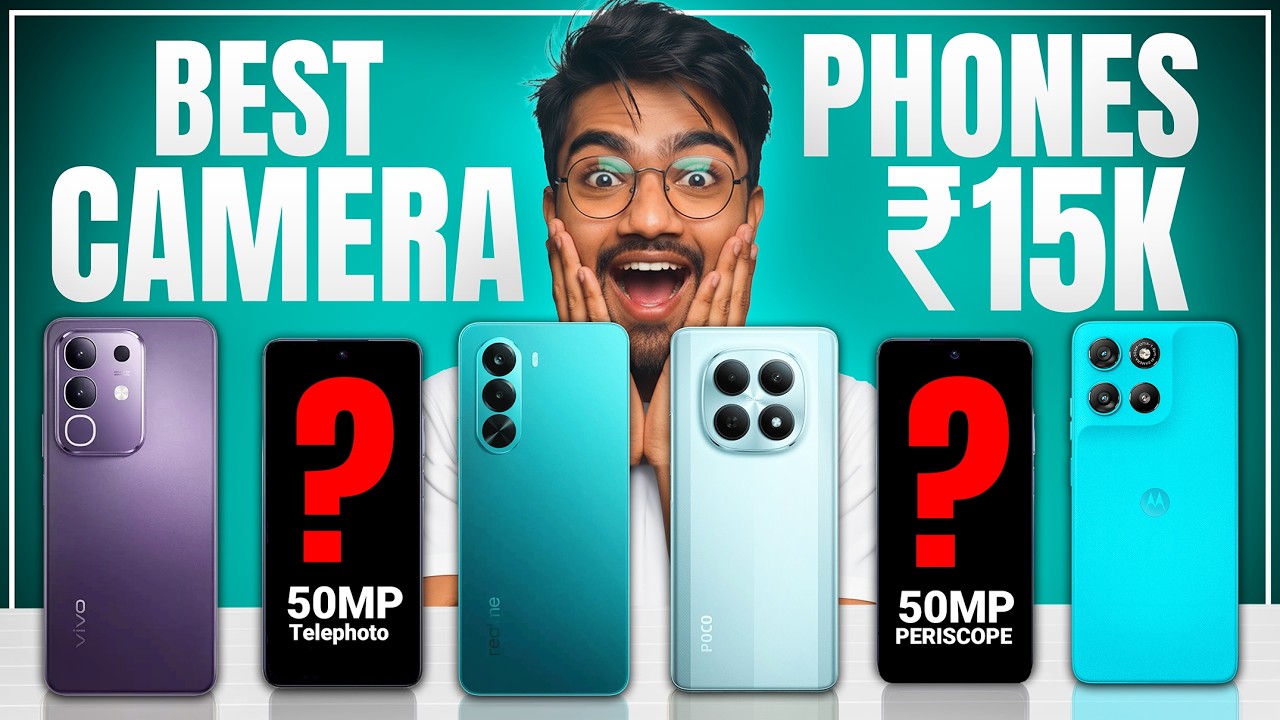 Top 5 Best Camera Phone under ₹15000 in June 2026 ⚡ Best Camera Phone under 15k!