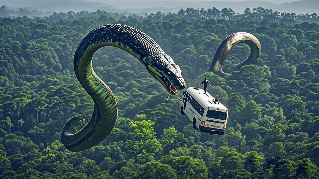【202災難電影】上古巨蛇卷飛客車，凌空百米驚墜落，生死一線全員絕命掙扎！#大蛇3龙蛇之战 #惊悚 #怪兽 #灾难 #电影 #movie #奇妙影视馆 #snake #snake3