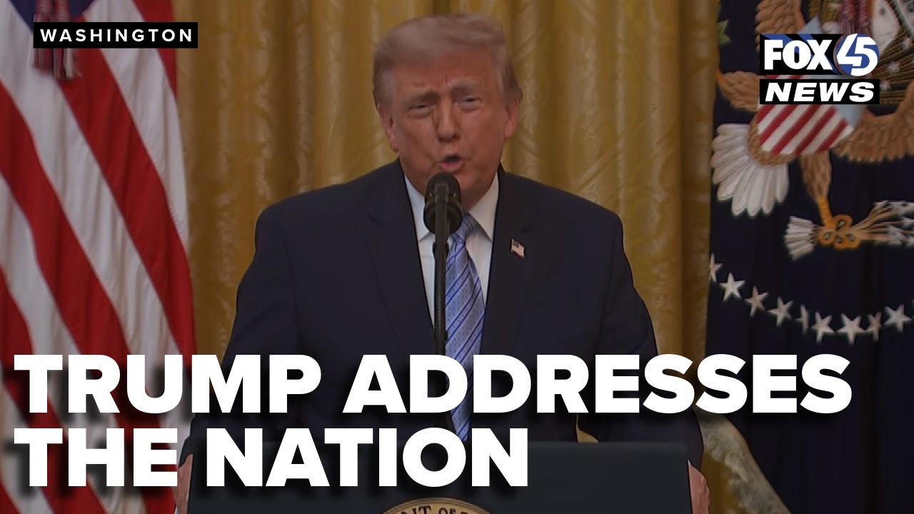ПОЛНАЯ ВЕРСИЯ: Обращение Трампа к нации