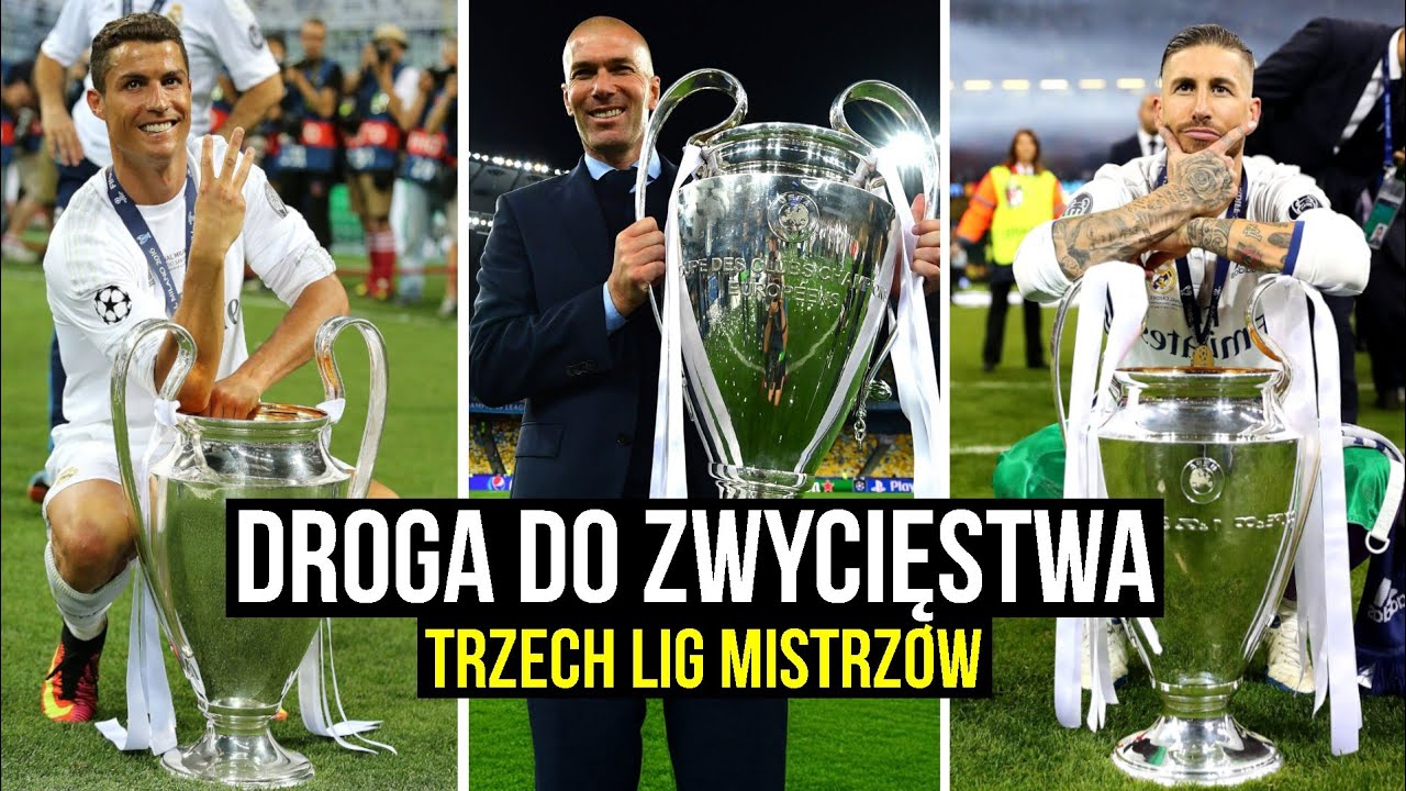 Real Madryt - Droga do Zwycięstwa TRZECH Lig Mistrzów 2016/17/18 ᴴᴰ (Polski Komentarz)