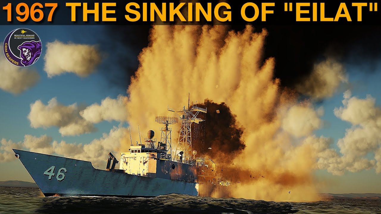1967 The Sinking Of Israeli Destroyer "Eilat" By Egypt | DCS WORLD Reenactment