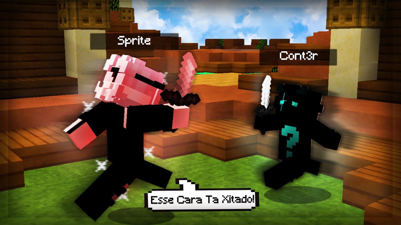 Eu MATEI o @spritebedwars EM LIVE e Ele me Chamou de XITADO!
