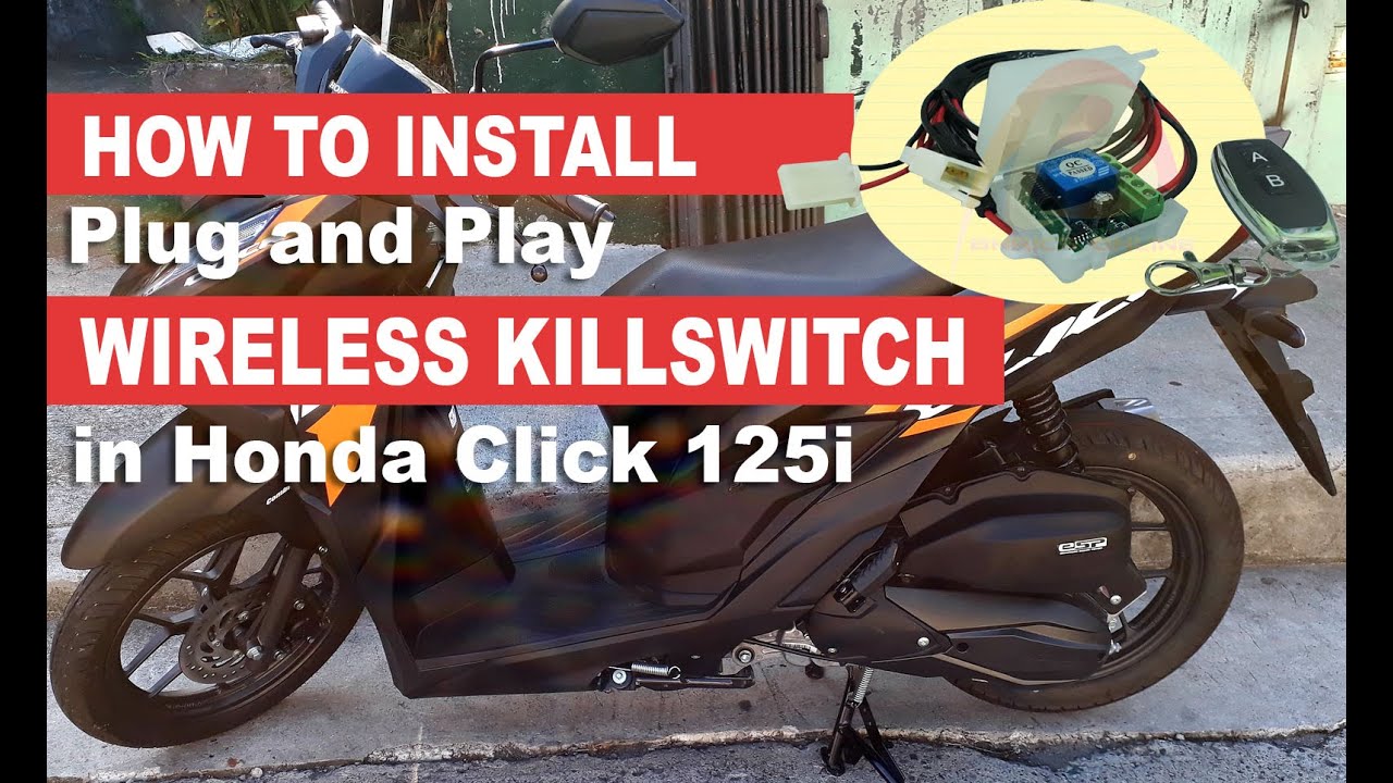 Plug and Play Remote Killswitch installation for Honda Click 125i