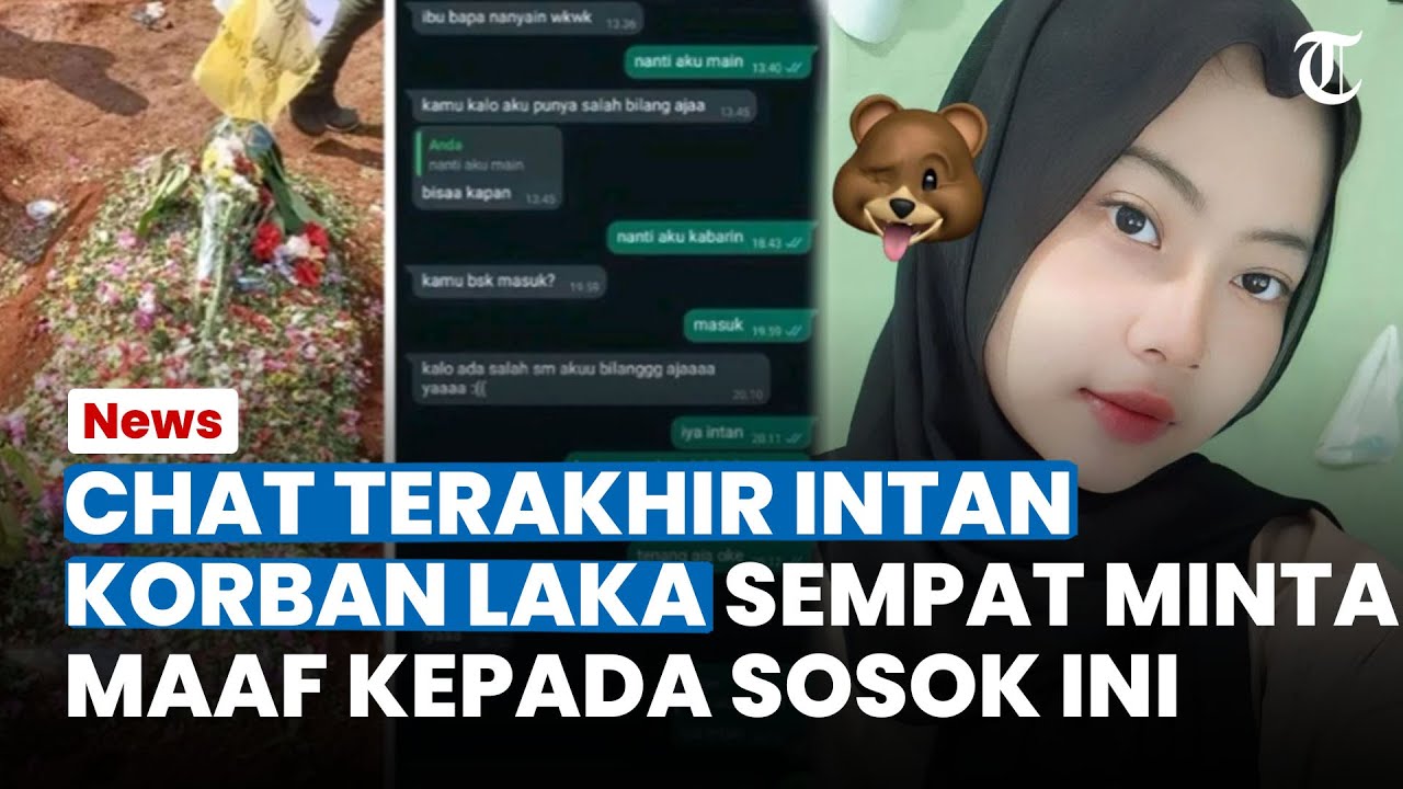 CHAT TERAKHIR Intan Siswi SMK Lingga Kencana Sempat Minta Maaf Kepada Temannya Seperti Firasat