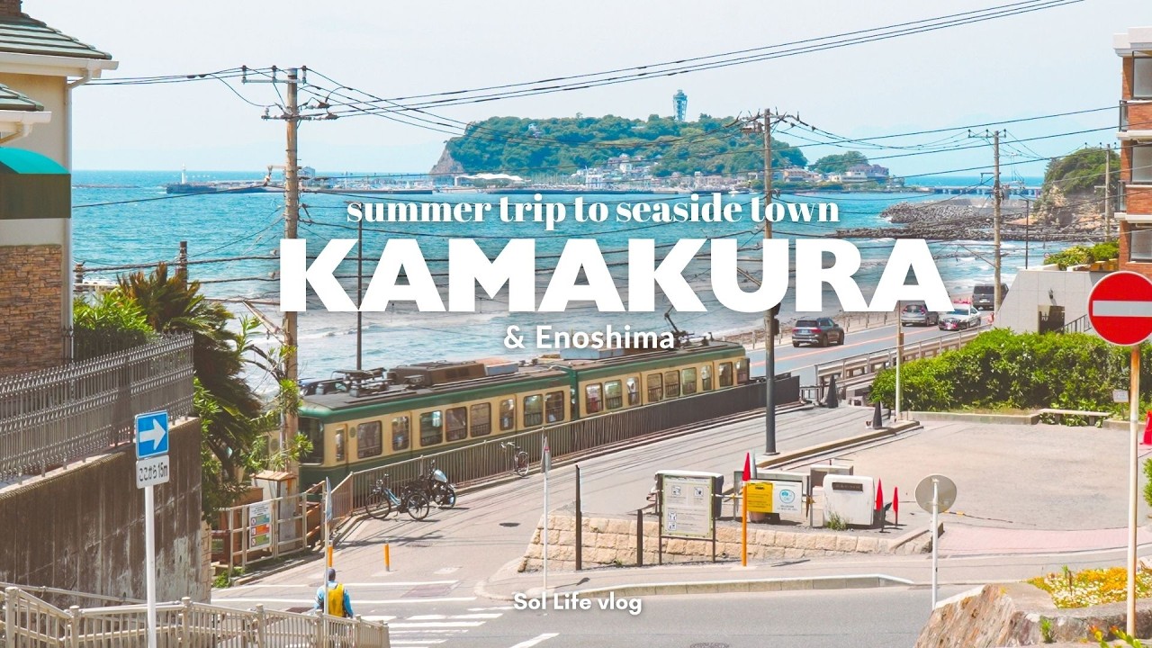 Summer trip to Kamakura & Enoshima | Day Trip from Tokyo| Seaside Views, Mt Fuji, Caf&eacute;s & Hidden Gem